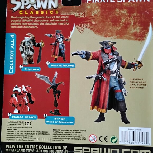 Spawn Classics Series 34 Pirate Spawn Action Figure - Picture 3 of 5
